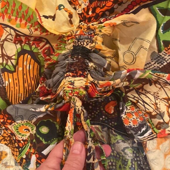 Sterling Styles size small I believe, see waist measurement long colorful skirt - Picture 5 of 11